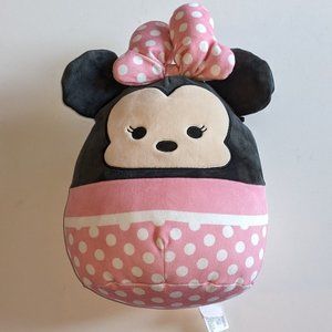 Squishmallow -  Minnie Mouse 10" pink polkadot bow and outfit